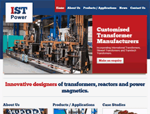 Tablet Screenshot of istpower.com